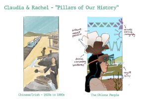 Claudia Rachel BART Pillar